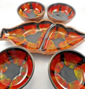 Sequoia Ware California Pottery Glasur Keramik Vintage 1 Schale - 4 Schalen 70er Jahre - Bild 1 von 8
