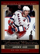 2006-07 Upper Deck Award Winners Jaromir Jagr New York Rangers #AW5