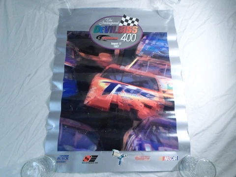 *DeVilbiss 400* August 1997 **Poster** Stock Car Racing Michigan MI * 18" x 24" Cover