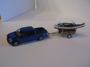 1/64 2020 Ford F150 XL con Rimorchio Canoa/Kayak - Foto 1 di 4