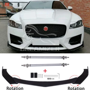 Alerón labial delantero deportivo para Jaguar XE XF F-Type R + puntales - Imagen 1 de 8