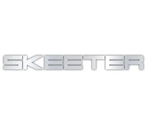 2 Skeeter Power Boats CHROME Vinyl Decals 32" Inch Long - Bild 1 von 1