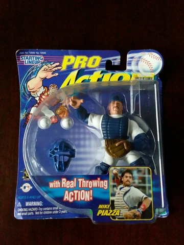 Starting Lineup Pro Action Baseball W/ Real Throwing Action Figure Mike Piazza Cover