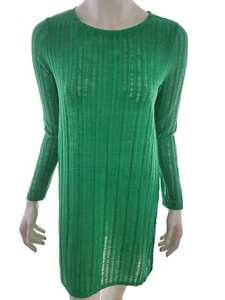 Vero moda T. M Verde Túnica suéter larga Manga larga Punto abierto Tejer - Imagen 1 de 5