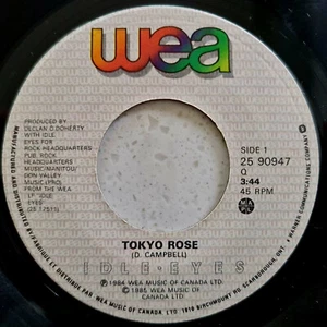 Idle Eyes  - Tokyo Rose / Uniform - 1985 Import Synth Pop 7" - Imagen 1 de 2