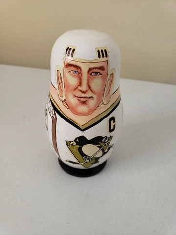 Pittsburgh Penguins Mario Lemieux 66 SGA Mascot Nesting Doll Ltd Ed Vintage Cover