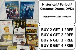 Period Drama / Costume /Historical / Biopic Movies on DVD - Buy 2 Get 1 Free - Picture 1 of 63