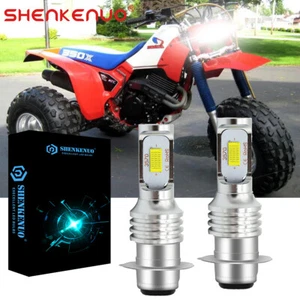 2x P15D H6M LED Headlight Bulbs For Honda ATC 350X 1985-1986 High Low Beam Light - Bild 1 von 11