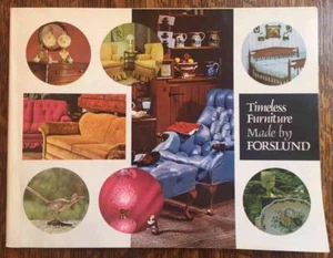 Vintage 1973 Carl Forslund Catalog Timeless Furniture Grand Rapids Michigan - Imagen 1 de 9