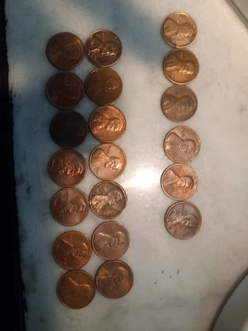 Us Penny's No Mint Marks Errors Etc 1927to 2001 Cover