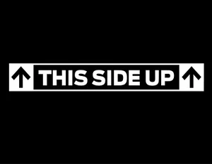 THIS SIDE UP 7X1 Vinyl Decal / Sticker / Window Sticker Graphic - Bild 1 von 6