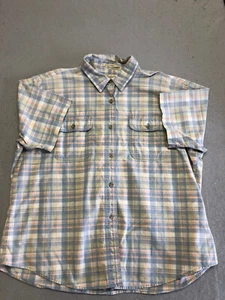 Camisa Cabela's Para Hombre Extra Grande Multicolor Cuadros Cuello SS Abotonada - Imagen 1 de 4