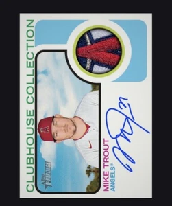 digital card topps bunt mike trout super rare auto insert  - Picture 1 of 4