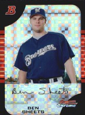 2005 Bowman Chrome X-Fractors #88 Ben Sheets /225