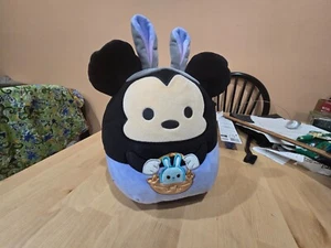 Squishmallow Kellytoy Plush Disney Mickey with Bunny Ears 8" Easter 2024 - Foto 1 di 4