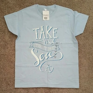 NEW West Marine Womens Tee "TAKE ME TO THE SEA" Size M (Medium) - Picture 1 of 4
