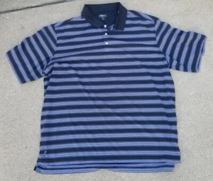 Ping Mens Polo Golf Rugby Equestrian Shirt Black Blue Size 2XL - Picture 1 of 3