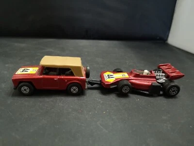 W558-MATCHBOX SUPERFAST TWIN PACK TP9-A FIELD CAR AND TEAM MATCHBOX RACING CAR - Image 1 of 4