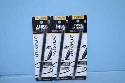 Lot Of 3 L'Oreal Paris Extra Intense Liquid Eyeliner Pencil, # 798 Black - Image 1 of 3