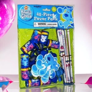 2 Packungen Blues Clues 48 Stück Favor Pack Nick Jr. 2007 Vintage Neu in Verpackung - Bild 1 von 3