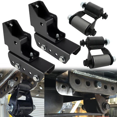 1.5" Rear Shackle Relocation Kit with Shackle For 84-01 Jeep Cherokee XJ Foto 1 de 4