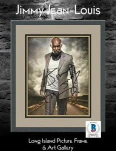 JIMMY JEAN-LOUIS HEROES The Haitian Signed Custom Framed PHOTO Beckett COA - Picture 1 of 6