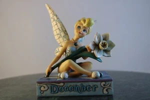 Jim Shore Enesco Walt Disney Showcase Collection December Tinker Bell Figurine - Picture 1 of 11