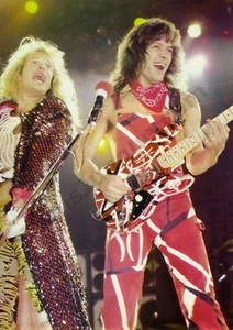 1983 Eddie Van Halen David Lee Roth FOTOSEITE Geschenkidee für Fans! (2387) - Bild 1 von 1