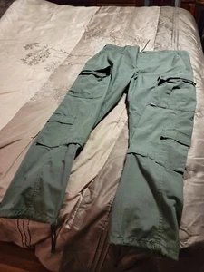 TRU-SPEC Tactical Ripstop OD Green Military Button Fly Cargo Pants Sz 44/33 XXL  - Picture 1 of 4