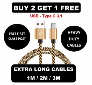 Sony EXPARIA XZ Premium Type C USB Data Cable Sync Charger Charging Cable Lead - Picture 1 of 6