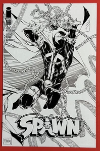 SPAWN #293 (IMAGE 2019) TODD MCFARLANE | B&W VARIANT COVER C - Picture 1 of 9