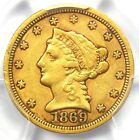 1869-S Liberty Gold Quarter Eagle $2.50 - Certified Pcgs Xf45 - $1,000 Value