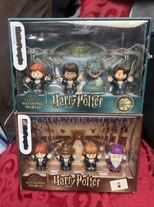 2 New- Little People Harry Potter Chamber of Secrets + Sorcerer Stone - Picture 1 of 9