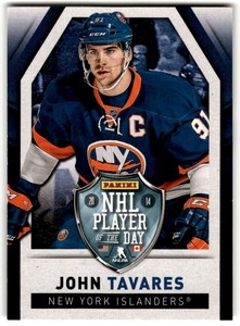 2013-14 Panini Player of the Day John Tavares #1 New York Islanders