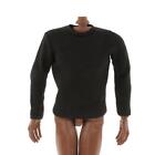 12'' Action Figure Outfit Clothes 1/6 Scale Black Long Sleeve T-shirt Top
