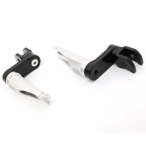 MFP Silver Racing Front 1.5" Lowering Foot Pegs For GSXR 750 96 97 98 99 - Picture 1 of 5