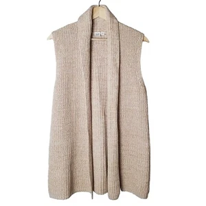Gap Open Cardigan Maglione Gilet Donna Piccolo Avena Marrone Spiaggia Costa Classico - Foto 1 di 10