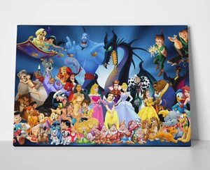 Disney Characters Poster or Canvas - Disney Wall Art Decor - Picture 1 of 5