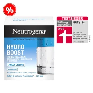 Neutrogena Hydro Boost Gesichtscreme Aqua Mit Hyaluron Ölfrei % Parfümfrei 50ml - Bild 1 von 9