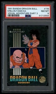 Dragon Ball Japanese Visual Adventure 3 116 Krillin Yamcha 1991 PSA 8 91713559 - Picture 1 of 2