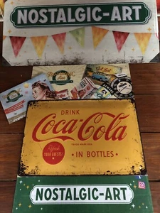 Coca Cola Schild von Nostalgic Art - Bild 1 von 5