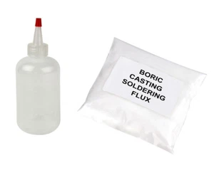 10 Lbs Boric Deoxidizing Casting Solder Flux Melting Metals and Free Flux Bottle - Picture 1 of 1
