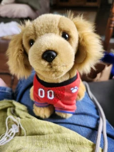 Disney Santa Buddies Plush Puppy Dog Stuffed Animal Golden Retriever - Picture 1 of 3