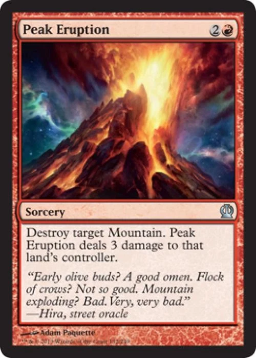 Peak Eruption -Foil Medium Play MTG Theros - Image 1 of 1