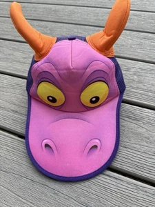 Vintage Figment Dragon Snapback Trucker Mütze Disney World Epcot Center Mesh 1982 - Bild 1 von 11