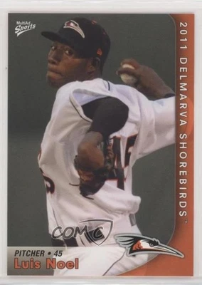2011 MultiAd Sports Delmarva Shorebirds Luis Noel #15 - Image 1 of 2