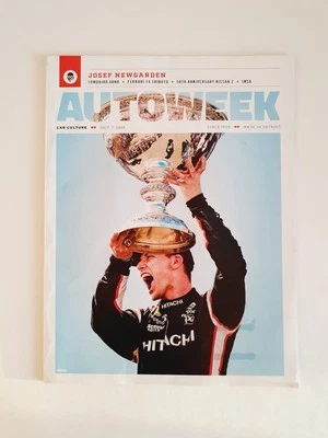 AutoWeek Magazine October 7, 2019 - Josef Newgarden - Ferrari Nissan Z IMSA - Image 1 of 2
