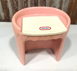 Little Tikes Dollhouse Pink Vanity With Flip Up Mirror - Picture 1 of 6