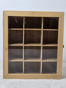 Shadow Box Vetrina 12 Slot con Cover 13x11 Knick Knack  - Foto 1 di 13