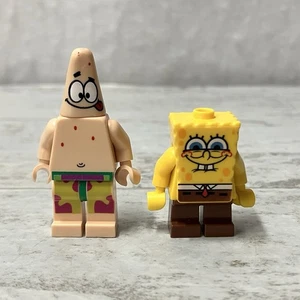 Lego SpongeBob und Patrick Minifigur Zunge Out Set - Bild 1 von 5